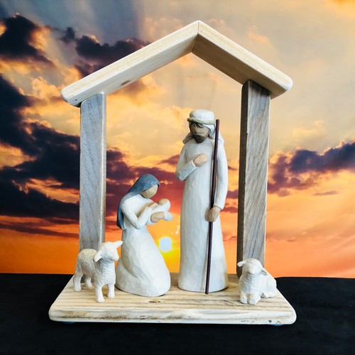 Nativity creche featuring - nativity,